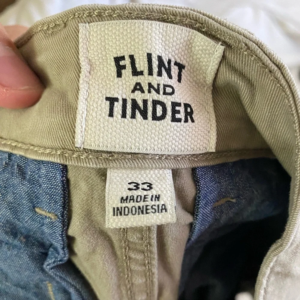 Flint and tinder khaki shorts